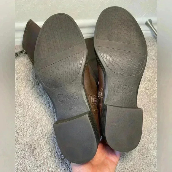 Sam Edelman Circus Below Knee Brown Leather Riding Boots Womens - Picture 5 of 6